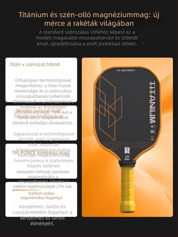 Devils pickleball ütő – szénszálas, 230 g, teljes készlet