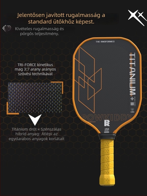 Devils pickleball ütő – szénszálas, 230 g, teljes készlet