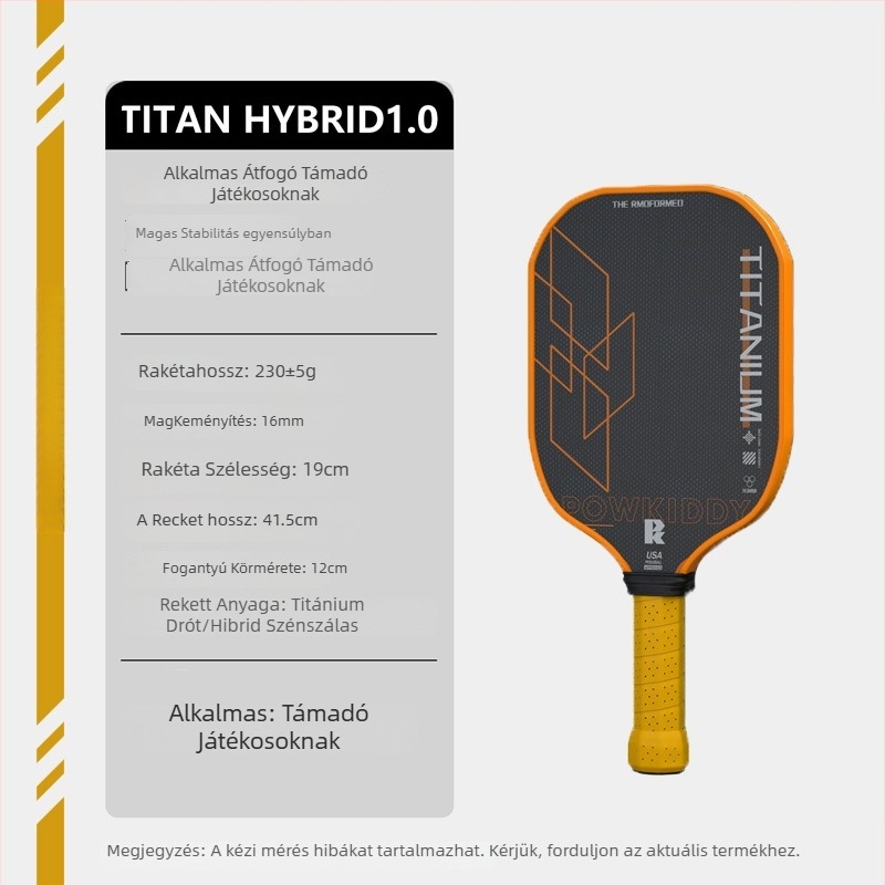 Devils pickleball ütő – szénszálas, 230 g, teljes készlet