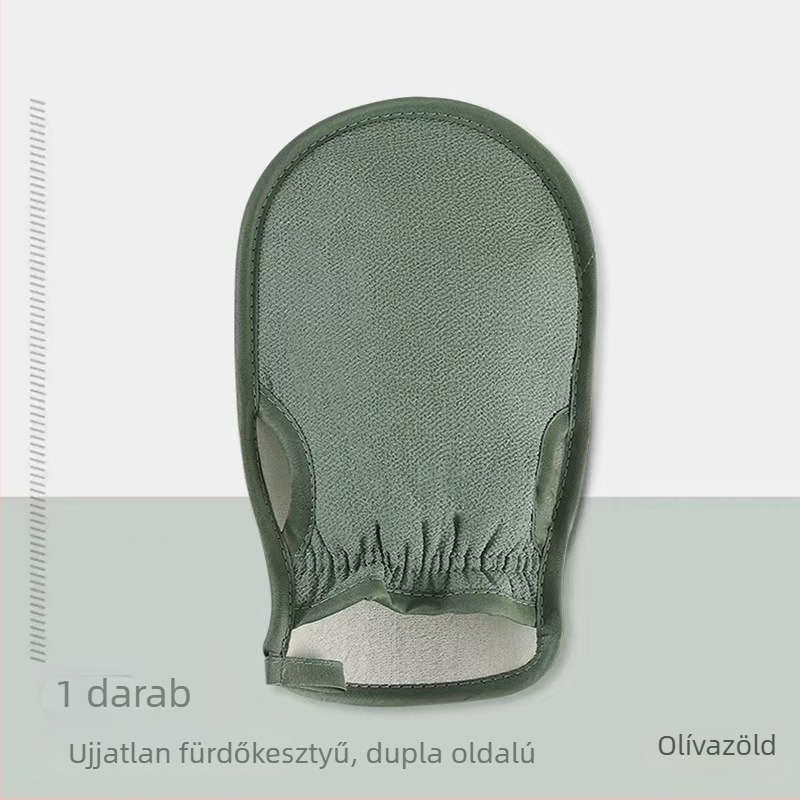 Női fürdőkesztyű – hámlasztó, durva szemcsés felület, lélegző, megvastagított, poliészter anyag