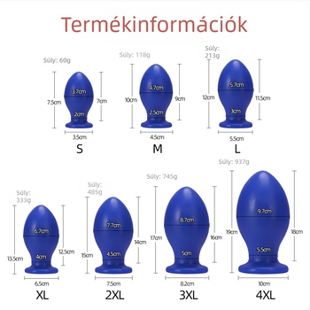 Anális dugó Dragon Egg – PVC, Kikuchi, Felnőttek