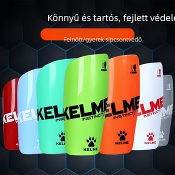 Sípcsontvédő vastag betétes panellel – műanyag; testre szabható; labdarúgás
