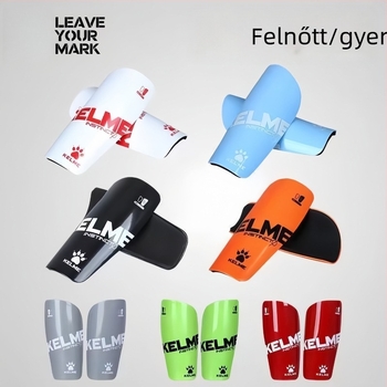 Sípcsontvédő vastag betétes panellel – műanyag; testre szabható; labdarúgás