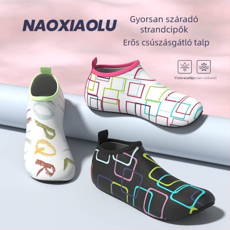 PVC búvár zokni cipő a Niu xiaolu márkától — csúszásmentes, vágásálló, puha talp