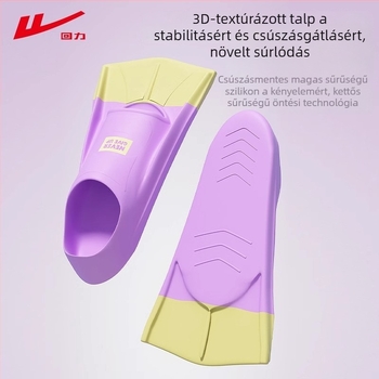 Szilikonból készült rövid úszópár edzéshez - Márka: Pull back; Anyag: Szilikon; Testreszabás: Elérhető