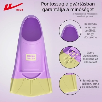 Szilikonból készült rövid úszópár edzéshez - Márka: Pull back; Anyag: Szilikon; Testreszabás: Elérhető
