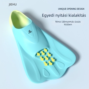 Professzionális úszófinok felnőtteknek – szabad stílusú snorkel-edzéshez, uniszex, szilikonból