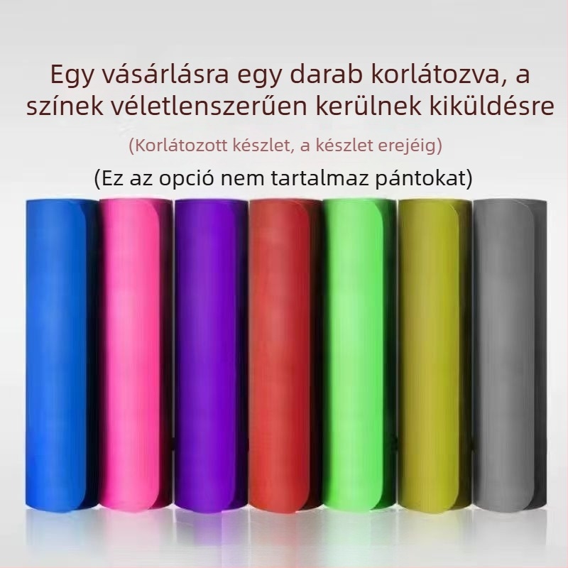 Kezdőknek szánt vastag jóga matrac, széles és hosszú, csúszásmentes, otthoni használatra