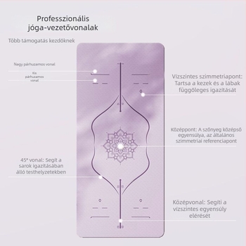 Jóga matrac otthoni használatra, 2025-ös új modell, professzionális szint, csúszásmentes, ütéscsillapító, csendes, vastabb és szélesebb