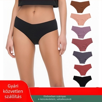 Női nylon alsónemű, gyorsan száradó, lélegző, alacsony derekú, pamutbetéttel