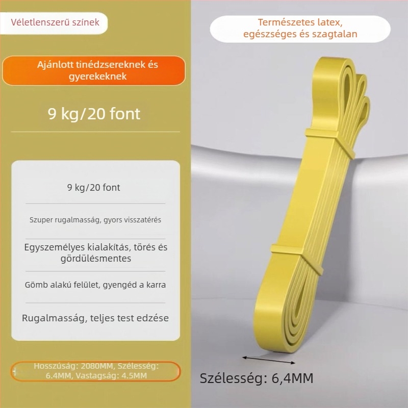 Többfunkciós TPE húzószalag edzéshez és jóga nyújtáshoz, logó testre szabható, felnőttek és gyermekek számára