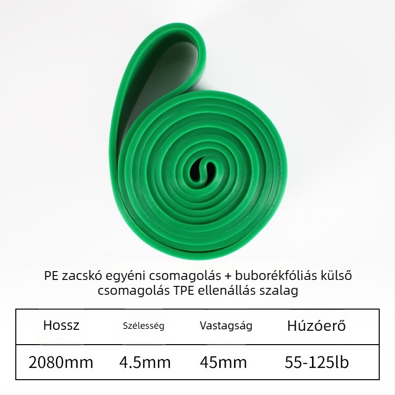 Nothing 002 TPE ellenállás szalag guggolásgyűrűvel és jóga elasztikus szalaggal, csípőemelés, robbanó erő