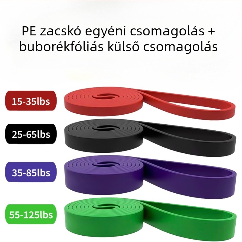 Nothing 002 TPE ellenállás szalag guggolásgyűrűvel és jóga elasztikus szalaggal, csípőemelés, robbanó erő