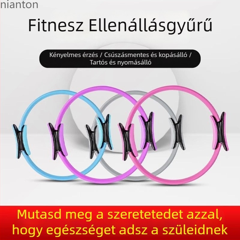 Pilátesz ellenállás gyűrű lábakhoz, ABS anyag, combizmok edzése, jóga kör, Nian Tong márka