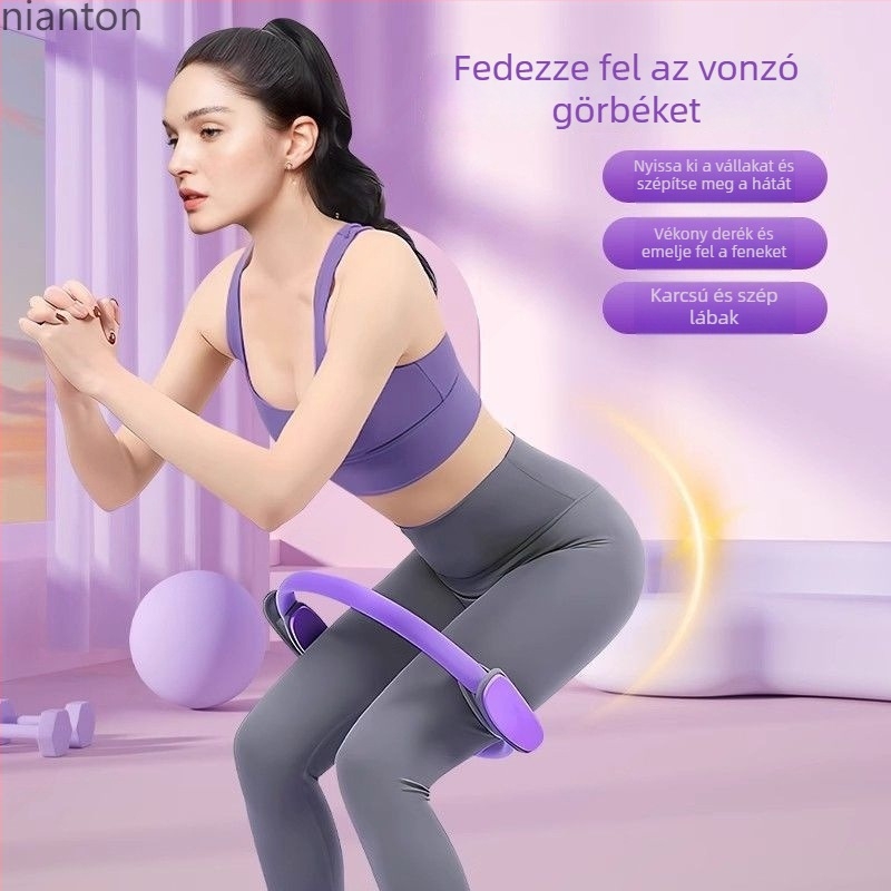 Pilátesz ellenállás gyűrű lábakhoz, ABS anyag, combizmok edzése, jóga kör, Nian Tong márka