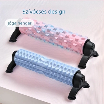 Habmasszázs görgő rúdalakú merev tartóval — Langya jógaoszlop