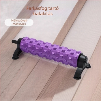 Habmasszázs görgő rúdalakú merev tartóval — Langya jógaoszlop