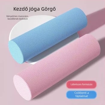 Jóga habhenger szúró mintázattal mély izommasszázsra, tömör belső mag, anyag PP