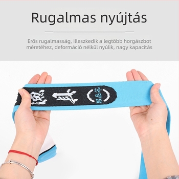Falai horgászbot táska – rugalmas, kihúzható – hosszú és többtagú botokhoz, színes tok
