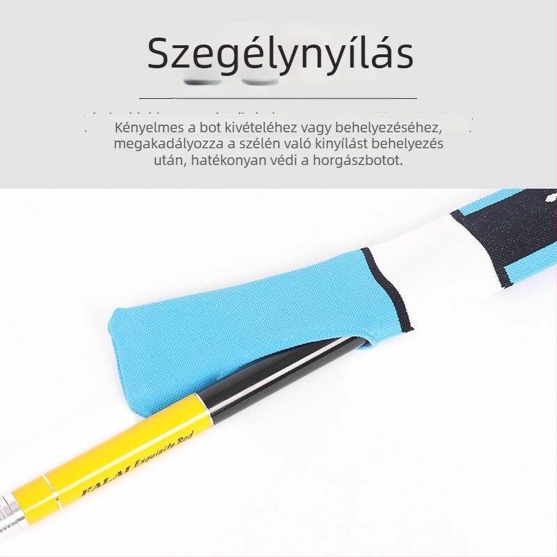 Falai horgászbot táska – rugalmas, kihúzható – hosszú és többtagú botokhoz, színes tok