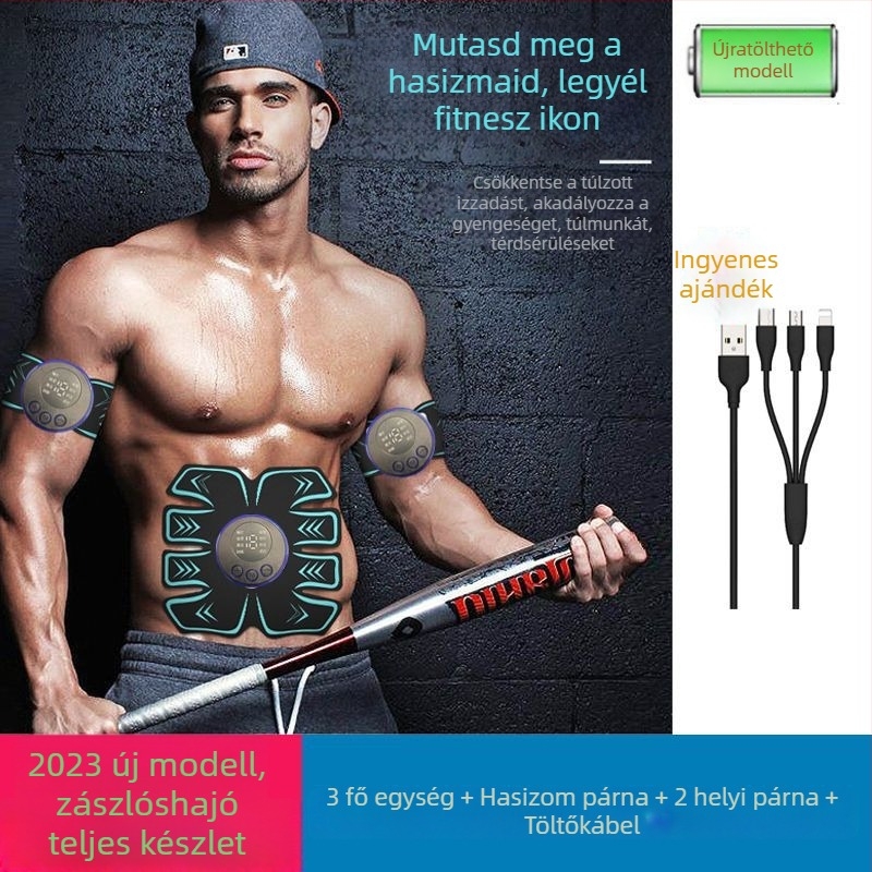 Otthoni hasizom-edző készülék nyolccsomagos dizájnnal, nem összecsukható, Márka Unique, családi használatra
