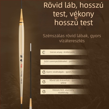Charming Eyes OLED világító úszó – Magas érzékenységű harapásjelző, Színváltás nappal/éjszaka, Short Shank, Long Body