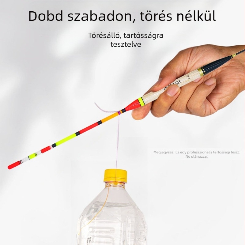 Sziklákhoz készült úszó világító betéttel, hosszú dobásokhoz, vastag és jól látható