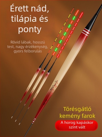 Elektronikus nádúszó burkolattal, rövid lábakkal és hosszú testtel, színváltó érzékelővel, fényes farokkal, robbanásbiztos, nappal és éjszaka használható