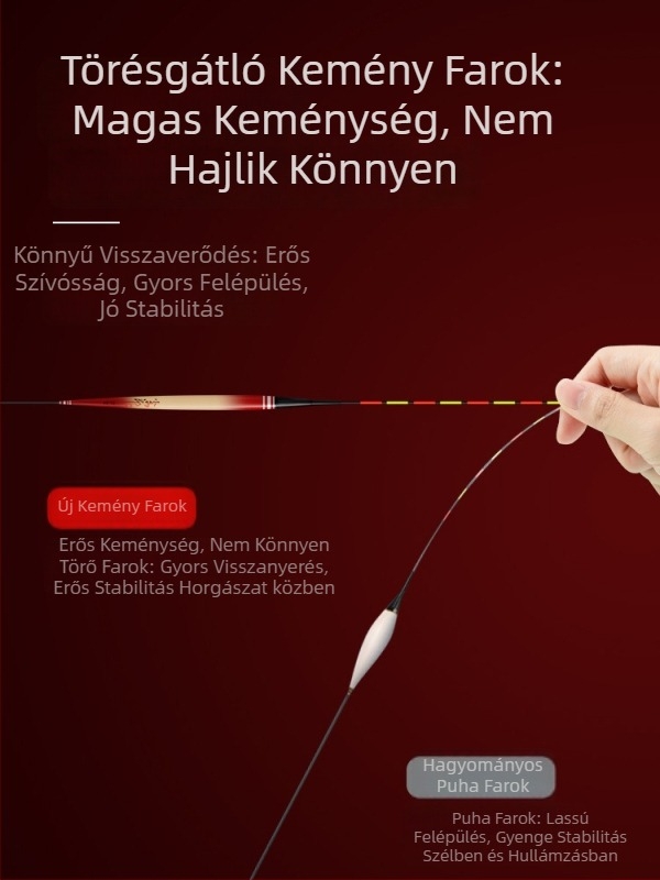 Elektronikus nádúszó burkolattal, rövid lábakkal és hosszú testtel, színváltó érzékelővel, fényes farokkal, robbanásbiztos, nappal és éjszaka használható