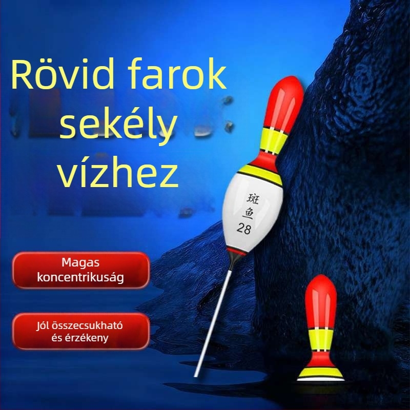 Vertikális sodrású úszó, rövid farok, nano anyag, Speckled fish