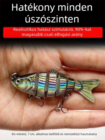 Legend of Fish Hunting csalétek | ABS anyag • három kampós horog • Dyneema csatlakozás • Kínai származás