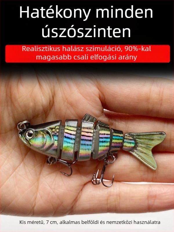 Legend of Fish Hunting csalétek | ABS anyag • három kampós horog • Dyneema csatlakozás • Kínai származás