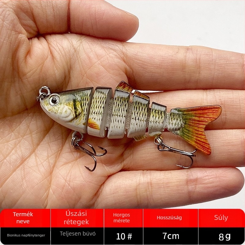 Legend of Fish Hunting csalétek | ABS anyag • három kampós horog • Dyneema csatlakozás • Kínai származás