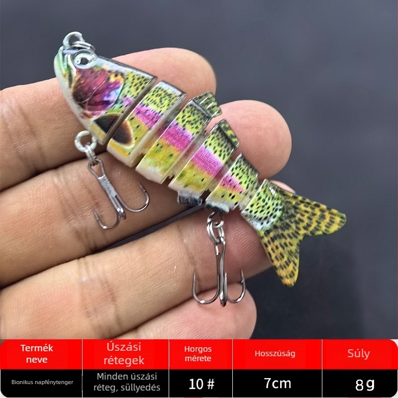Legend of Fish Hunting csalétek | ABS anyag • három kampós horog • Dyneema csatlakozás • Kínai származás