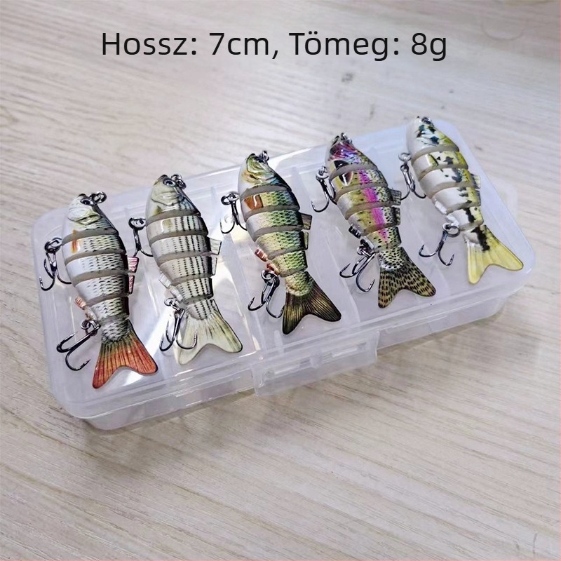 Legend of Fish Hunting csalétek | ABS anyag • három kampós horog • Dyneema csatlakozás • Kínai származás