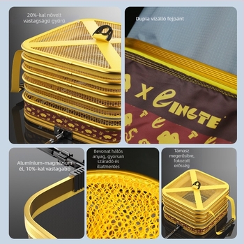 Antel halvédő hálózati táska megerősített cinkötvözetből készült, vastagított bevont hálóval