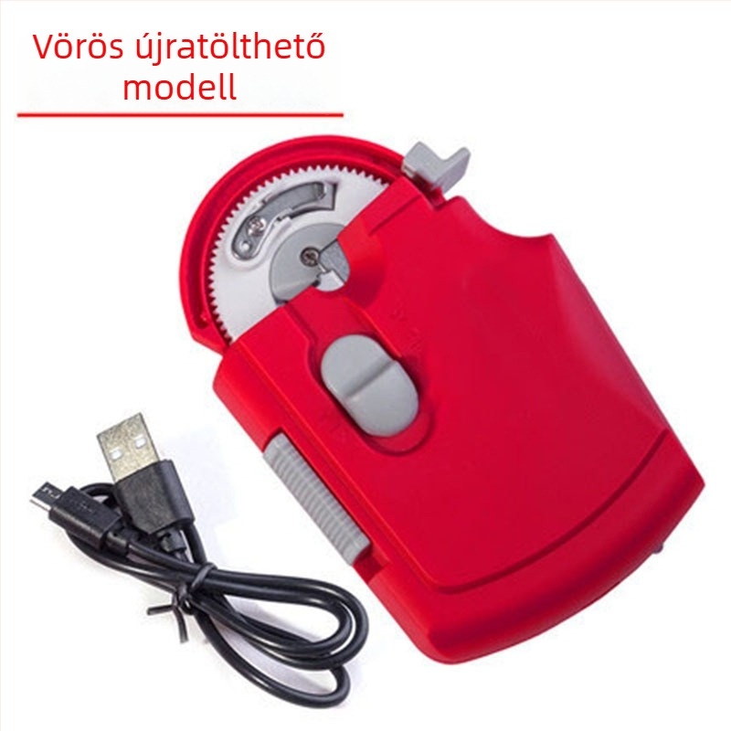 Elektromos horgász zsinór-kötő dupla horoggal – automatikus belső zsinórvezetés, újratölthető