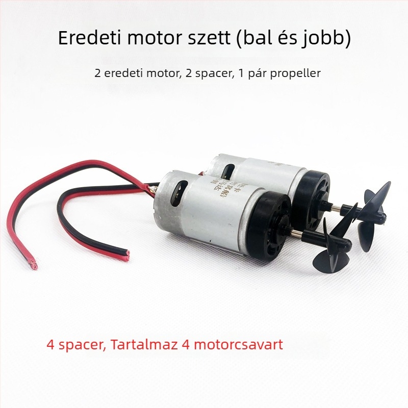 Csónakhoz szóló DC motor - Magas teljesítmény, Nagy sebesség, Vízálló tömítés (12-24V; anyaga: fém tiszta réz mozgó alkatrészekkel; licencelt magáncímke: Igen)
