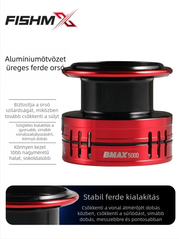 FishMX spinning orsó fém rocker-karral – univerzális modell
