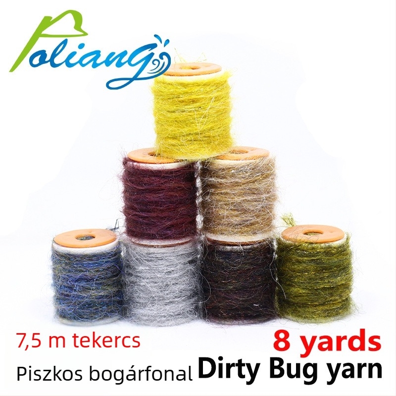 Legyek kötéséhez való anyag – Dirty Bug Yarn, Nylon, 8 m, Royal Sissi