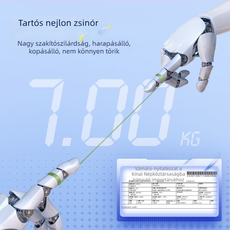 Nylon horgász damil – fővonal készlet gyors alvonal klipekkel
