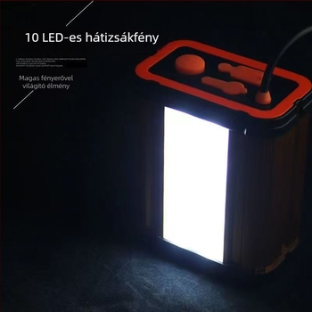 Fejlámpa éjszakai horgászathoz, újratölthető LED P90, 12V egyenáram, 50W, 1200mAh, hatótáv >500 m, vízálló