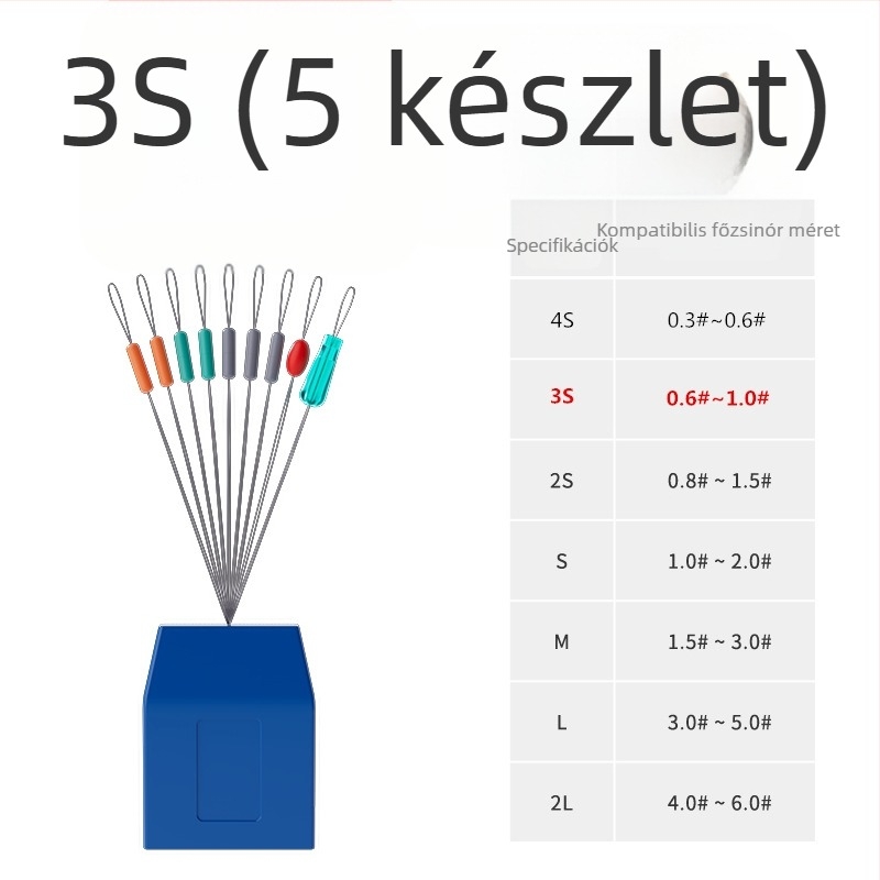 Szilikon távtartó gyöngyök a fő vonalhoz – teljes készlet horgászathoz