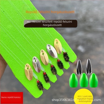5 darabos horgászcsali készlet, modell Melon Seed Bright Flake