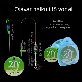 Fő horgászvonal – Xin cousin, nylon, nagy szakítószilárdság, 20 tekercs, orsó átmérője 5,8 cm