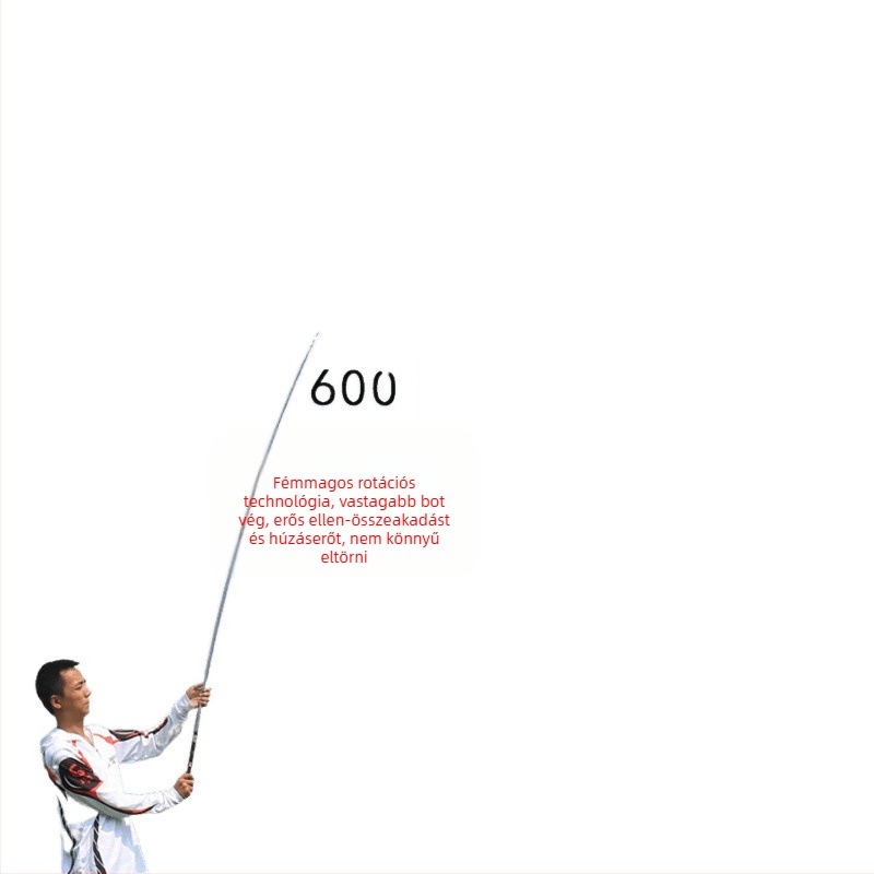 Szénszálas horgászbot készlet – ultra könnyű, ultra kemény, több darabos a harcsához és karaszhoz