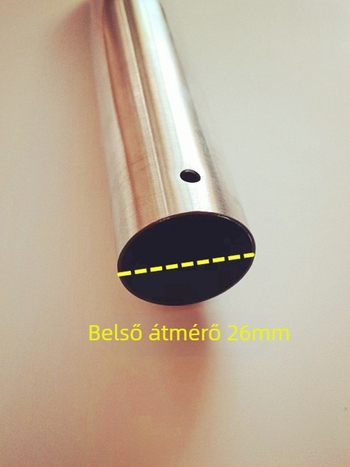 Csavaros fém hüvelycsatlakozó fa markolathoz – átalakító ízület olyan eszközökhöz, mint halászati villa, kasza és háló