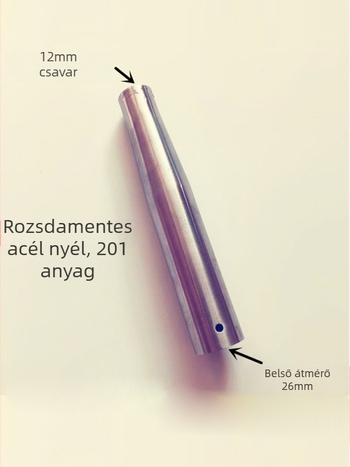 Csavaros fém hüvelycsatlakozó fa markolathoz – átalakító ízület olyan eszközökhöz, mint halászati villa, kasza és háló