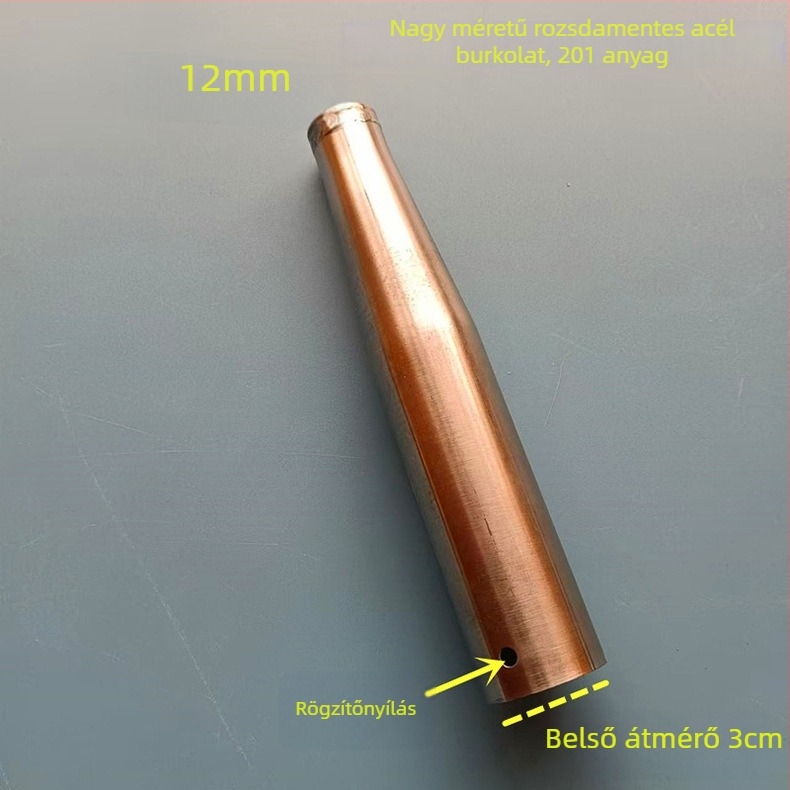 Csavaros fém hüvelycsatlakozó fa markolathoz – átalakító ízület olyan eszközökhöz, mint halászati villa, kasza és háló