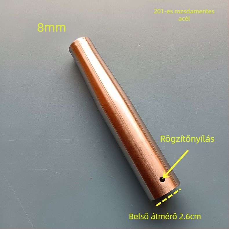 Csavaros fém hüvelycsatlakozó fa markolathoz – átalakító ízület olyan eszközökhöz, mint halászati villa, kasza és háló